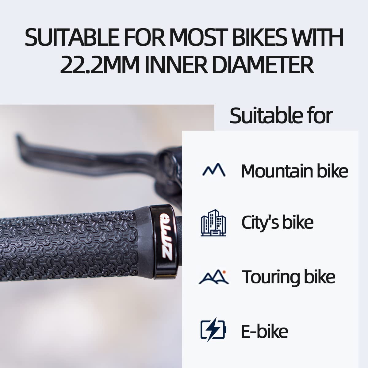 Amazon | ZTTO 自転車ハンドルバーグリップ 滑り止めゴム自転車